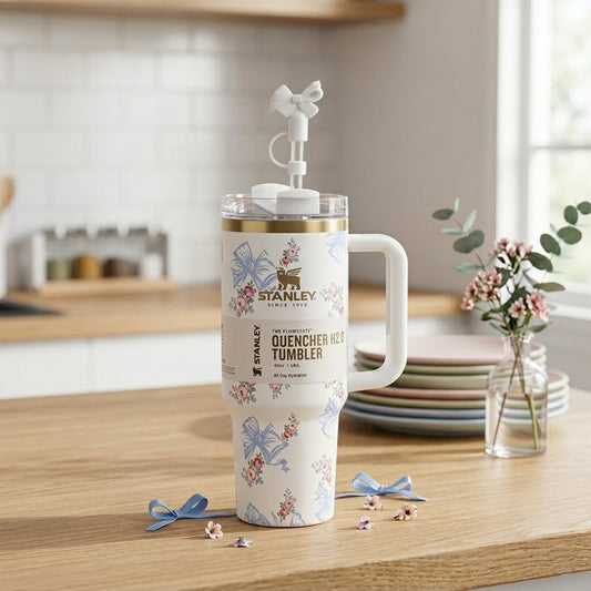 STANLEY Quencher H2.0 Tumbler 40 oz - White Edition