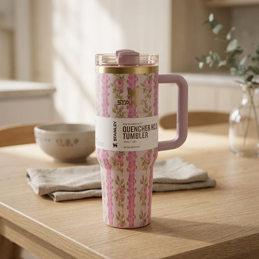 STANLEY Quencher H2.0 Tumbler 40 oz - Pink Edition