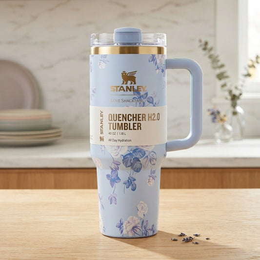 STANLEY Quencher H2.0 Tumbler 40 oz - Sky Blue Edition